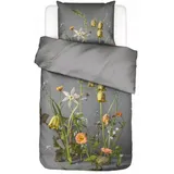 Essenza Ficaria Blume Grau 155 x 220 cm + 80 x 80 cm