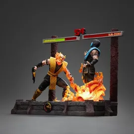 Iron Studios Mortal Kombat Deluxe Art Scale Figur Scorpion Fatality 27 cm