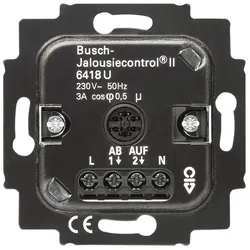 1St. Busch-Jaeger 6418 U Jalousie-Basis-Einsatz, 2-Draht Jalousie-Einsatz