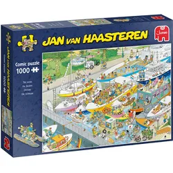 Jumbo Spiele Jan van Haasteren Die Schleuse 1000 Teile, 1000 Stück(e), Comics, 1