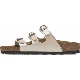 Birkenstock Damen Pantolette Florida Graceful schmal Beige, 37 - 37
