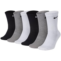 Nike Socken 6er Pack WEISS|perlgrau 42-46