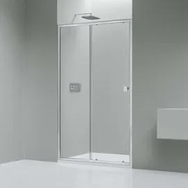 Bernstein Duschabtrennung Bernstein Schiebetür Ex505 Nano Echtglas Klarglas 195cm 120cm