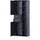 Schildmeyer Kent Hochschrank 67,1 x 33,1 x 184,3 cm Nachtblau/Gold Holz/Metall