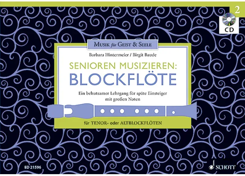 Senioren Musizieren Blockflöte: Tenor- Oder Alt-Blockflöten, M. Audio-Cd.Bd.2 - Birgit Baude, Barbara Hintermeier, Geheftet