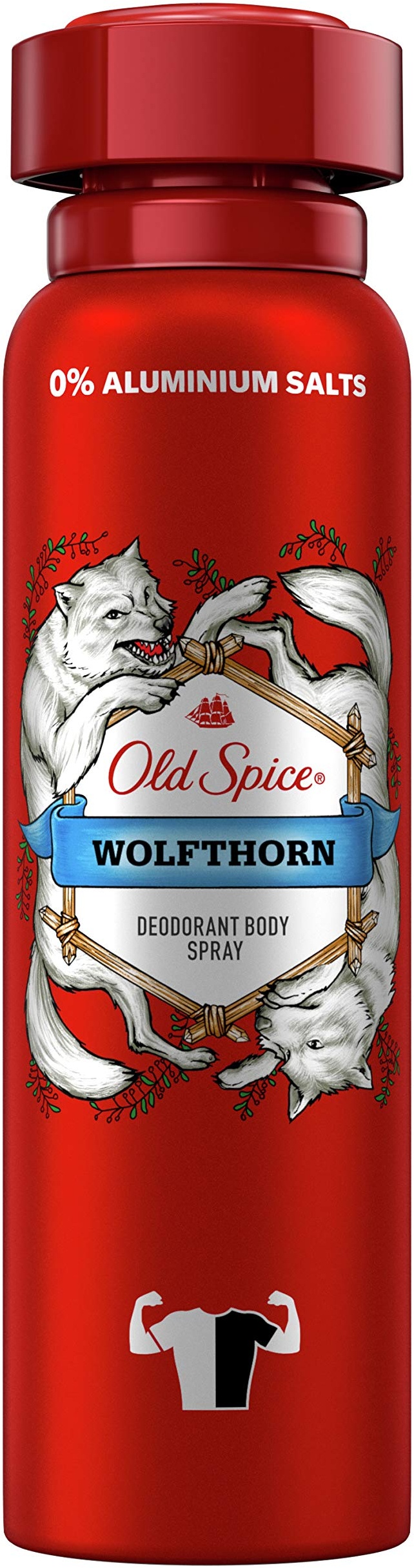 Old Spice Wolfthorn Deodorant Bodyspray, 2er Pack (2 x 150 ml)