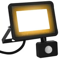 VidaXL LED-Fluter mit Sensor 30 W Warmweiß