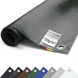 ANKO Planen Plane PVC 700g/m2 mit Ösen Abdeckplane Schutzplane matt reißfest stabil (Anthrazit, 3m x 2m)