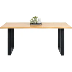 Esstisch Boston Schwarz/Eiche Artisan