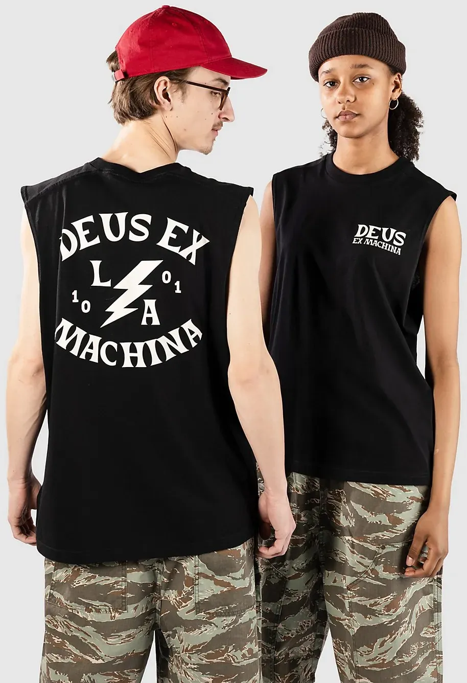 Deus Ex Machina Chinook Muscle Tank Top black Gr. L