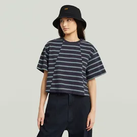 G-Star A Line Stripe Boxy T-Shirt - Mehrfarbig - Damen - XS