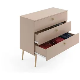 Möbel Kraft Kommode 100 x 85 cm Beige