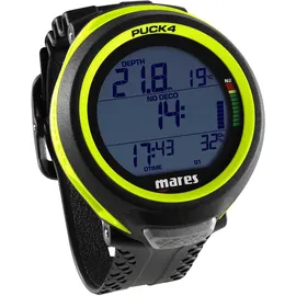 Mares Puck 4 - Farbe: Schwarz-YELLOW FLUO