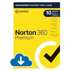 Norton 360 Premium | 75GB | 10 Geräte | Download & Produktschlüssel