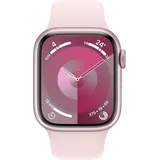 Apple Watch Series 9 GPS + Cellular 41 mm Aluminiumgehäuse rosé, Sportarmband hellrosa M/L