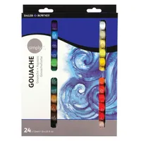 Daler Rowney Simply Gouache Set 24 12 ml Rot