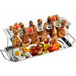 GEFU  BBQ Hähnchenkeulen-Halter "BBQ"