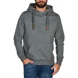 Riverso Kapuzenpullover Regular Fit Grau 4XL