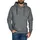 Riverso Kapuzenpullover Regular Fit Grau 4XL