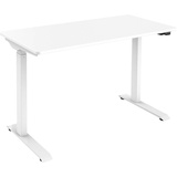 Digitus elektrisch höhenverstellbarer Schreibtisch weiß, Sitz-Steh-Schreibtisch (DA-90407)