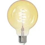 luumr Smart LED-Leuchtmittel G95 E27 amber 4,9W Tuya WLAN