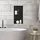 luxebath Wandnische Doppel aus Edelstahl 30x60x10 cm Schwarz Duschnische, Randlos,