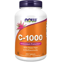 Now Foods Vitamin C-1000 (250 Tabletten)