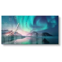 Deqori Glasuhr | vertikal 60x30 cm | Motiv Das
