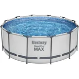 Bestway® Ersatzpool Steel Pro MAXTM Frame Pool, 366 x 122 cm, ohne Zubehör, rund, weiß