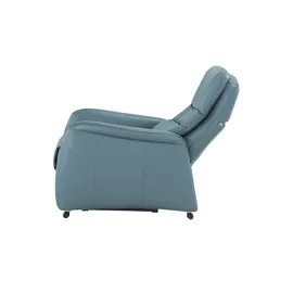 Hukla Relaxsessel Tobias Leder 75 x 105 x 88 cm Blau