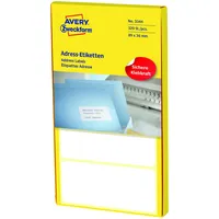 Avery Zweckform 3344 Adress-Etiketten (Papier matt, 320 Etiketten, 89
