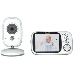 Chipolino Babyphone Polaris+ Kamera 3,2" IPS LCD Display Temperatursensor Alarm weiß
