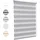 Sekey Doppelrollo 90 x 130 cm grau