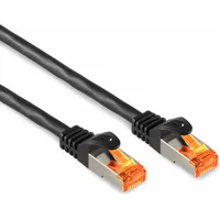 ShiverPeaks S/CONN Patchkabel, CAT 6a, S/FTP (S-STP) schwarz 08-26105 25 m Cat6a - - RJ-45, - RJ-45 - AWG 27/1 -