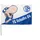 FC Schalke 04 Fahne 60x90 cm blau/weiß Kinder
