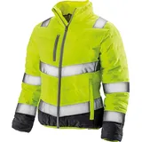 result safe-guard Damen Sicherheitsjacke Übergangsjacke R325F fluorescent yellow/grey M