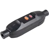 as - Schwabe AS Schwabe 45221 Personenschutz-Zwischenstecker PRCD 230V Schwarz IP66