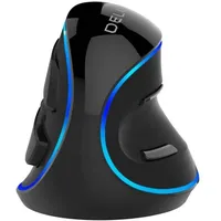 Delux M618PU A825 Ergonomische Maus - Black