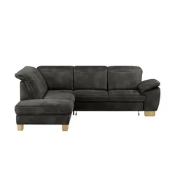 meinSofa Ecksofa  Raica , grau , Maße (cm): B: 266 H: 91 T: 243.0