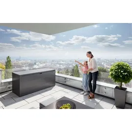 Biohort Gartenbox Stylebox 170 cm Stahl Grau Dunkelgrau