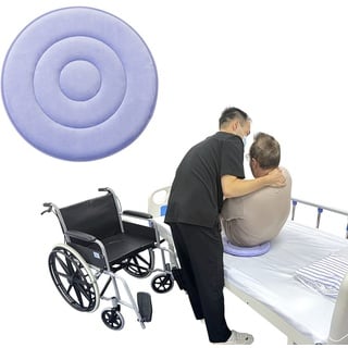 Ehucon Drehsitz Kissen 360 Grad drehendes Sitzkissen Pivot Disc Pad für ältere, Schwangere Frau, drehbarer Autositz. Einfaches Drehen vom Bett zum Rollstuhl oder Stuhl (Packung 1-Zähler(40cm))