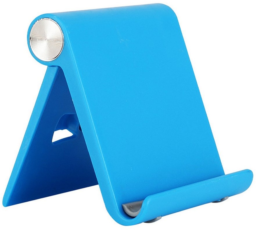 Lubgitsr Handy Ständer Faltbar 1 Stück, Verstellbarer Handy Halterung Smartphone-Halterung, (1-tlg) blau