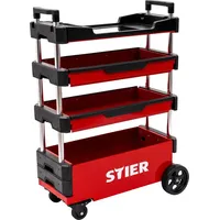 Stier Montagewagen klappbar 80kg Tragkraft LxBxH 700x380x535/950mm
