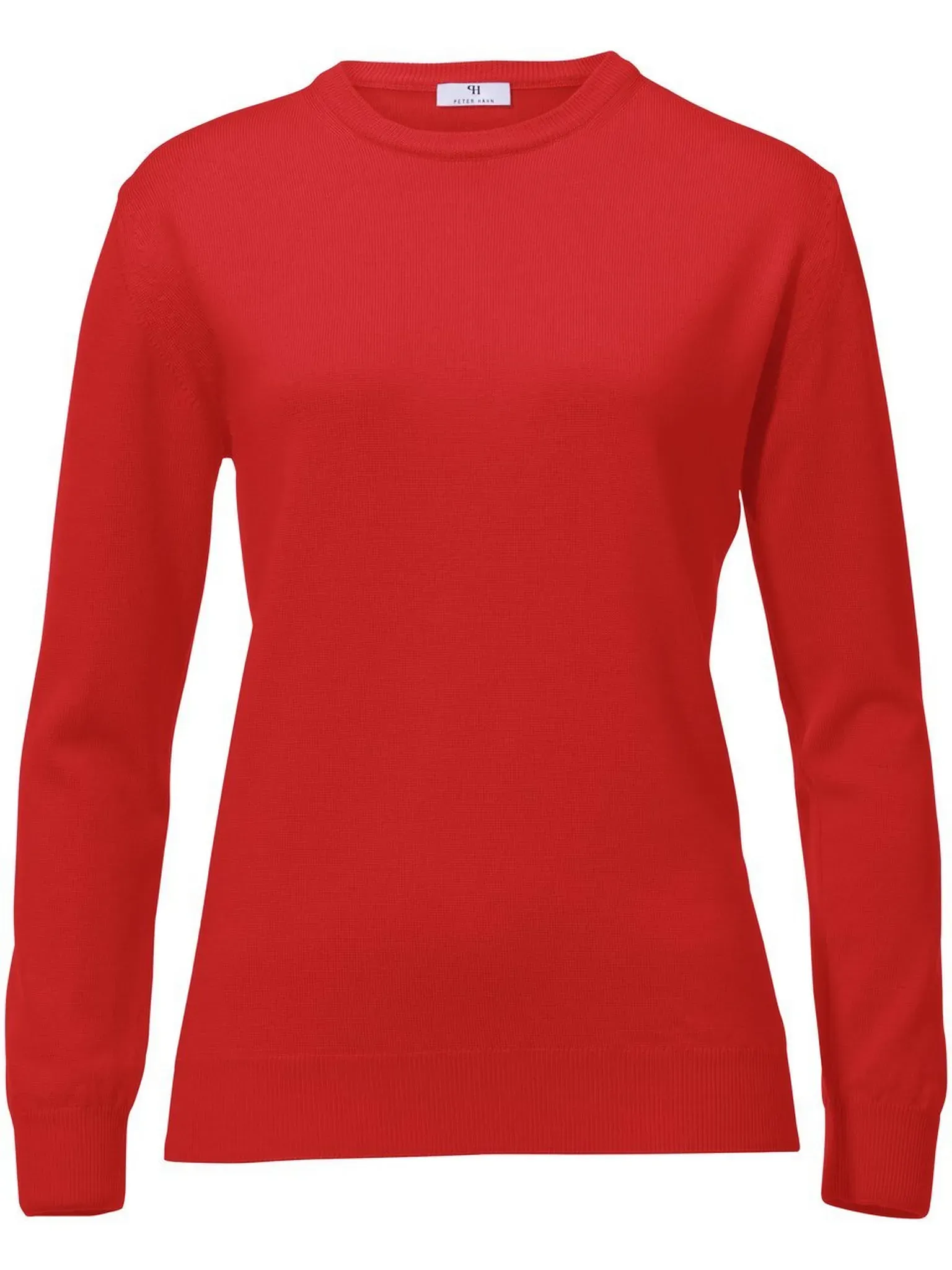 Le pull 100% laine vierge modèle Gisela  Peter Hahn rouge