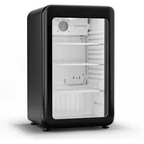 Klarstein Audrey Evo Mini Retro-Getränkekühlschrank (93 l, 825 mm hoch, Schwarz)