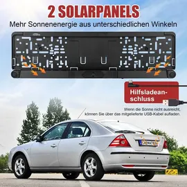 CARMATRIX Rückfahrkamera Solar Funk