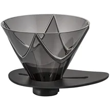Hario V60 Mugen Kaffee-Tropfer, Größe 02, transparent schwarz