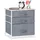Relaxdays Regalsystem 48 x 53 x 40 cm Grau