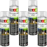 Level + Reflektierende Sprayfarbe Grau 2,5 l