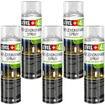Level + Reflektierende Sprayfarbe Grau 2,5 l